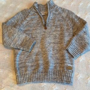 H&M LOGG grey half zip sweater boys 4-6